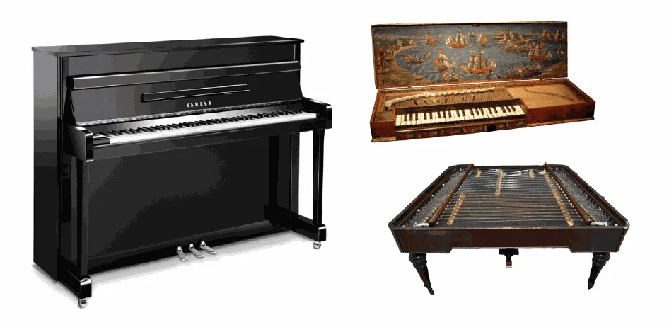 Le piano, un instrument de la famille des instruments à cordes frappées