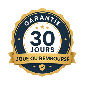 Badge Garantie 30 jours Joue ou Remboursé