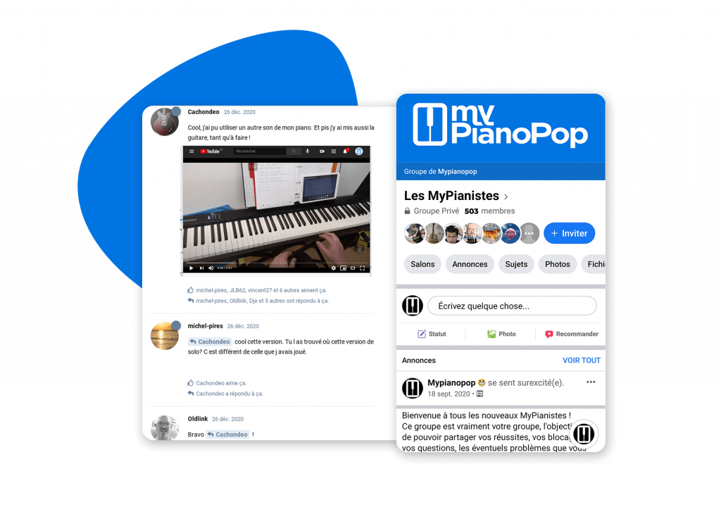 MyPianoPop la meilleure Communauté pour apprendre le piano