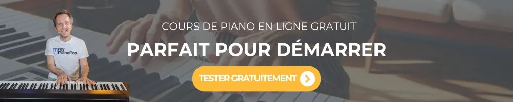 Cours de piano gratuit débutant