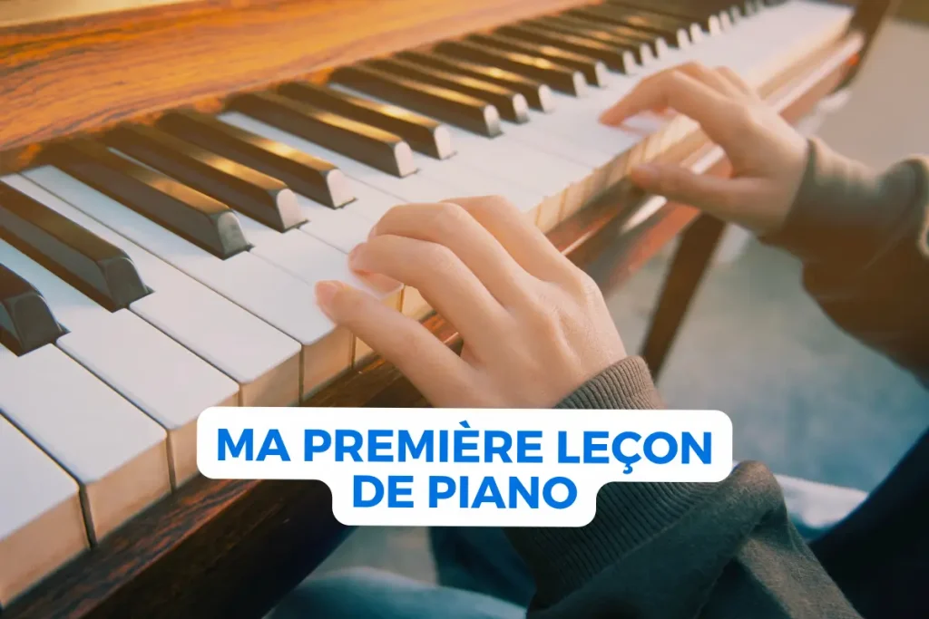 ma première leçon de piano