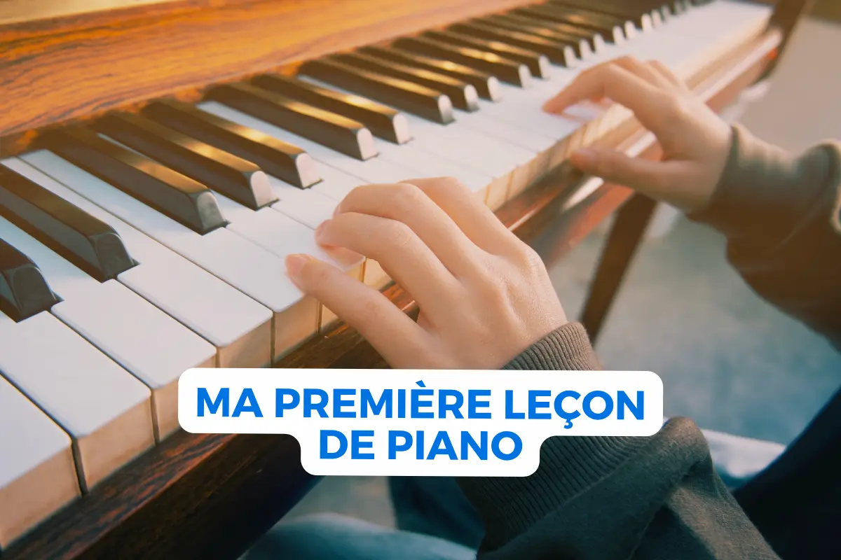 ma première leçon de piano