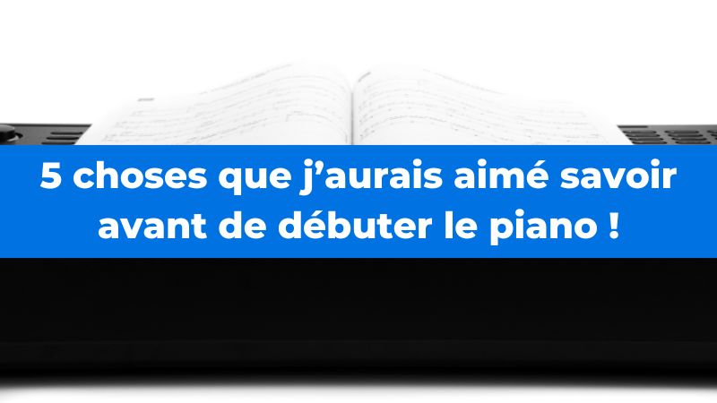 débuter le piano