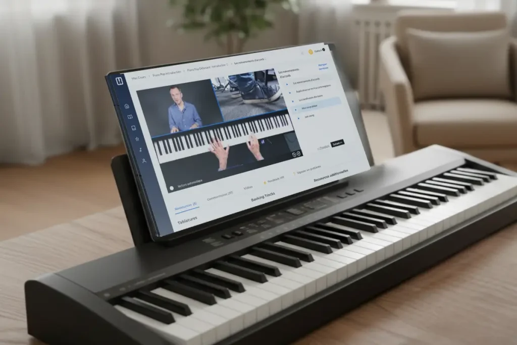 Apprendre le piano seul avec une méthode structurée.